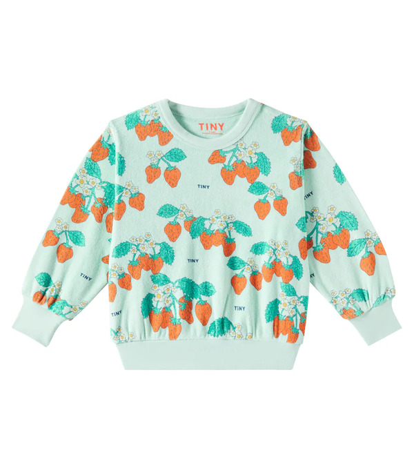  Tinycottons Tinycottons Strawberries Cotton Terry Sweatshirt 