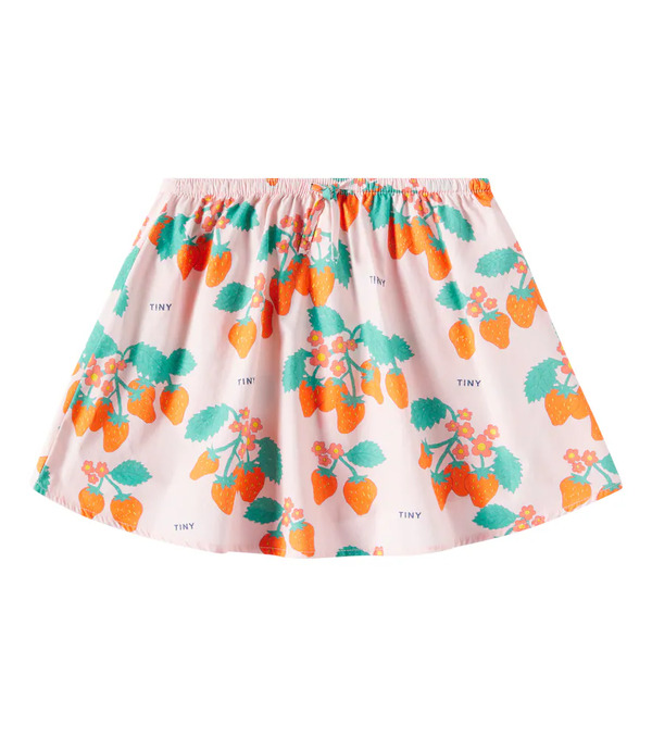  Tinycottons Tinycottons Strawberries Printed Cotton Skirt 