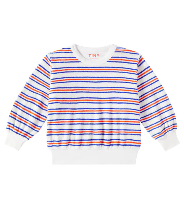  Tinycottons Tinycottons Striped Cotton Terry Sweatshirt 