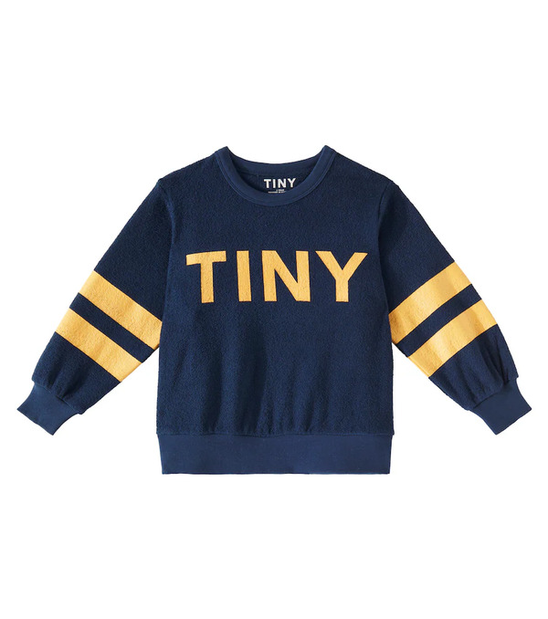  Tinycottons Tinycottons Stripes Logo Cotton Terry Sweatshirt 