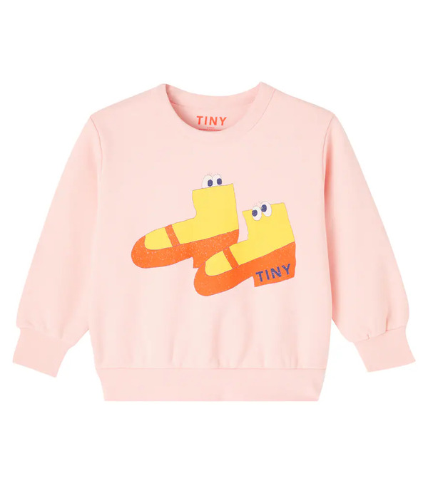  Tinycottons Tinycottons Walk Printed Cotton Jersey Sweatshirt 