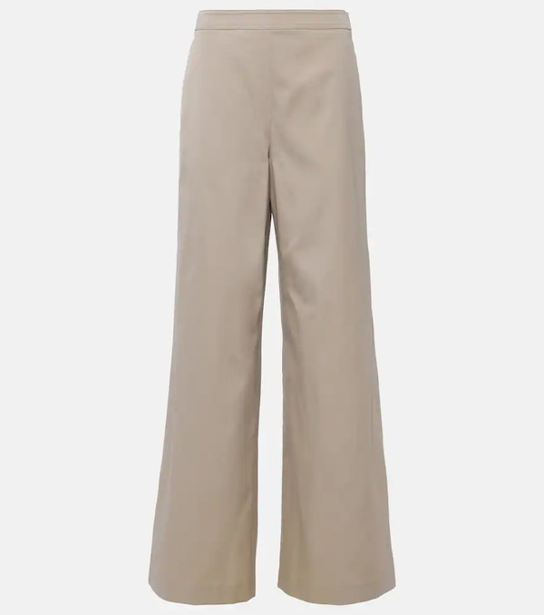  Tod's Tod's Mid-rise Wide-leg Pants 