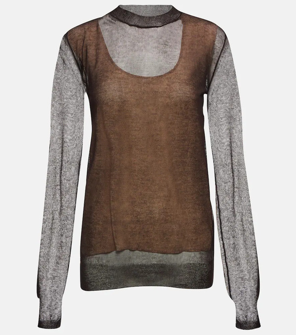  Tod's Tod's Sheer Cotton-blend Sweater 