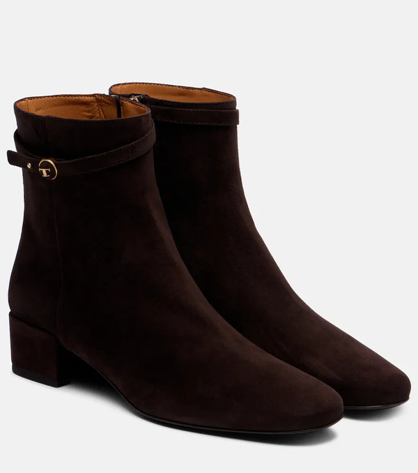  Tod's Tod's 35 Suede Ankle Boots 