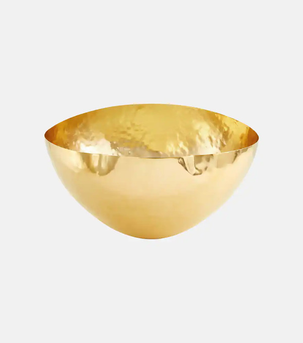  Tom Dixon Tom Dixon Bash Vessel Large Gold-plated Brass Bowl 