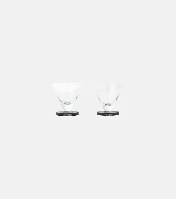  Tom Dixon Tom Dixon Puck Set Of 2 Martini Glasses 