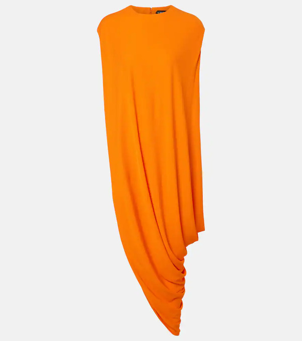  Tom Ford Tom Ford Asymmetric Draped Crãªpe Jersey Top 