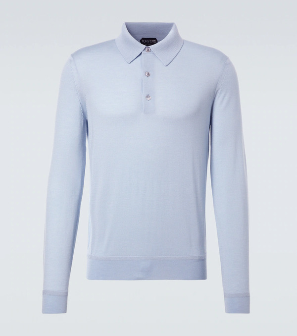  Tom Ford Tom Ford Cashmere And Silk Polo Sweater 