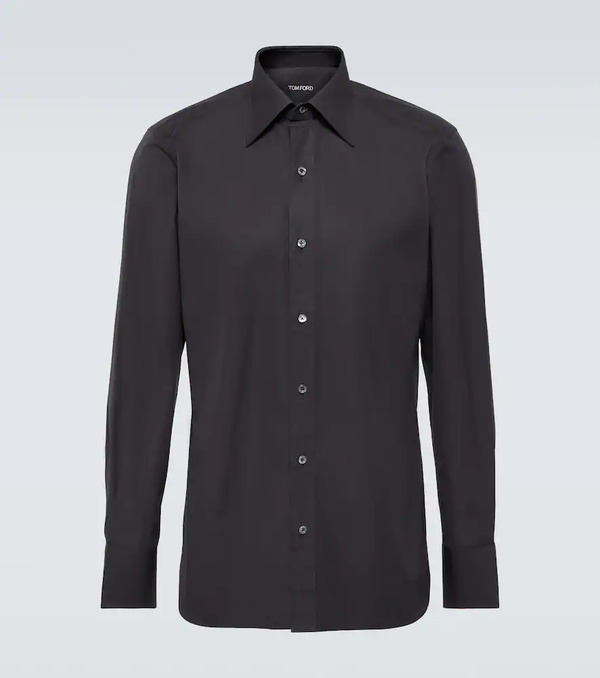  Tom Ford Tom Ford Cotton Poplin Tuxedo Shirt 