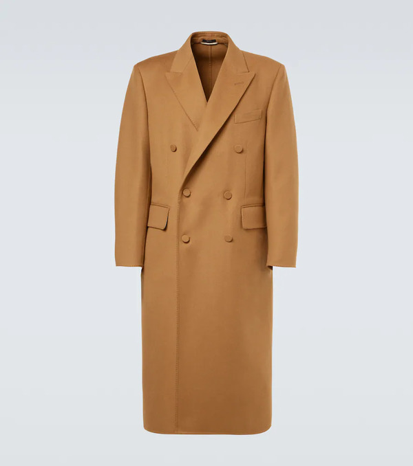  Tom Ford Tom Ford Double-breasted Wool And Cashmere Coat 