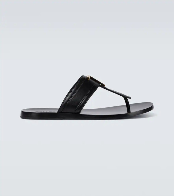  Tom Ford Tom Ford Leather Thong Sandals 