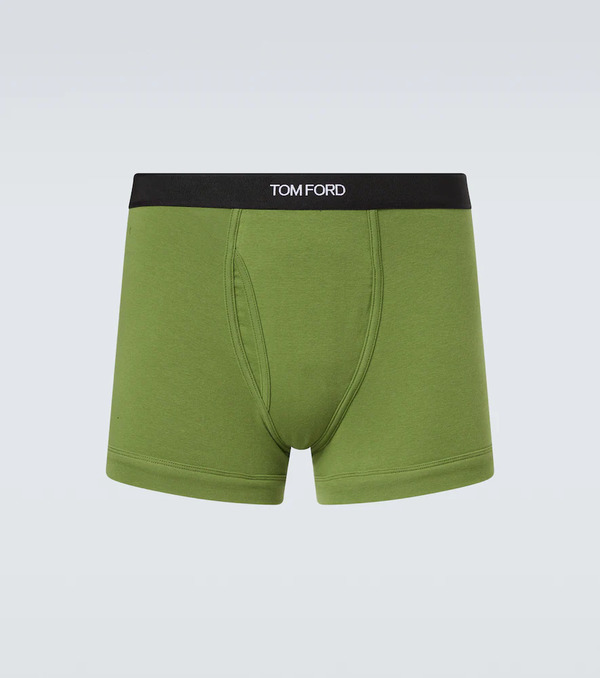  Tom Ford Tom Ford Logo Cotton-blend Boxer Briefs 