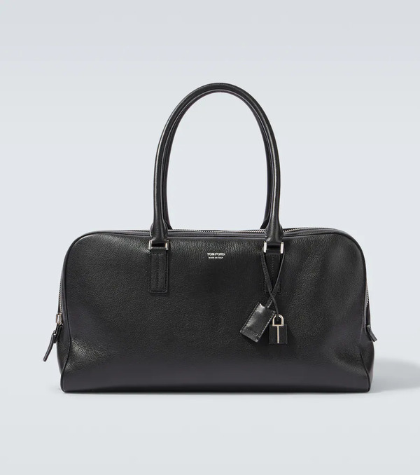  Tom Ford Tom Ford Logo Leather Duffel Bag 