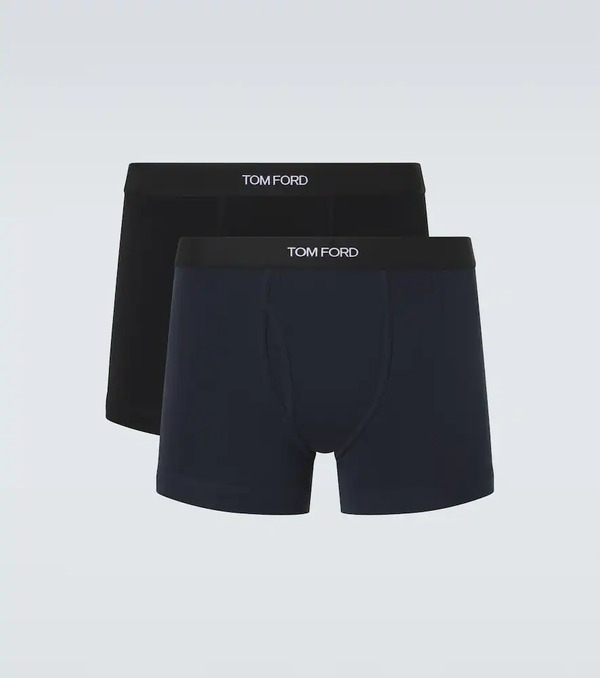  Tom Ford Tom Ford Set Of 2 Cotton-blend Briefs 
