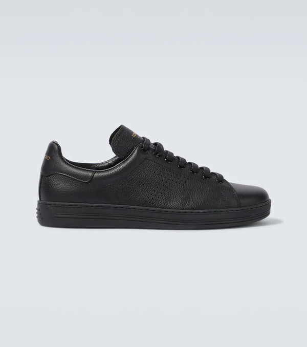  Tom Ford Tom Ford Warwick Perforated Leather Sneakers 