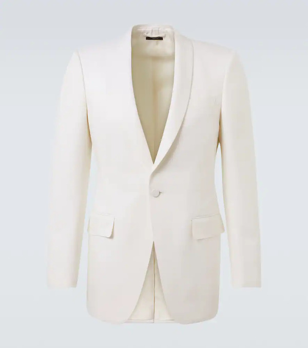  Tom Ford Tom Ford Wool And Silk Suit Jacket 