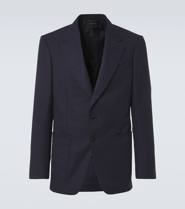  Tom Ford Tom Ford Wool, Mohair, And Silk Suit Jacket 