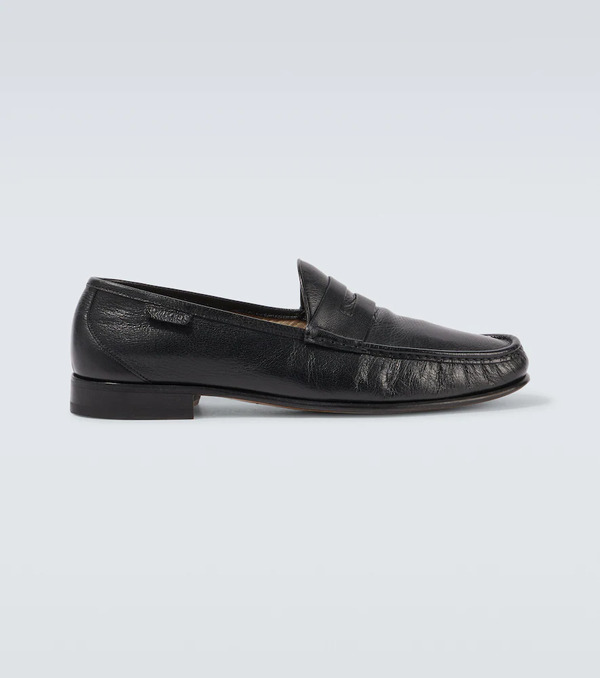  Tom Ford Tom Ford York Leather Penny Loafers 