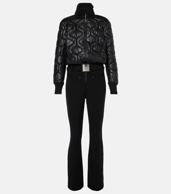  Toni Sailer Toni Sailer Conni Special Quilted Faux Leather Ski Suit 