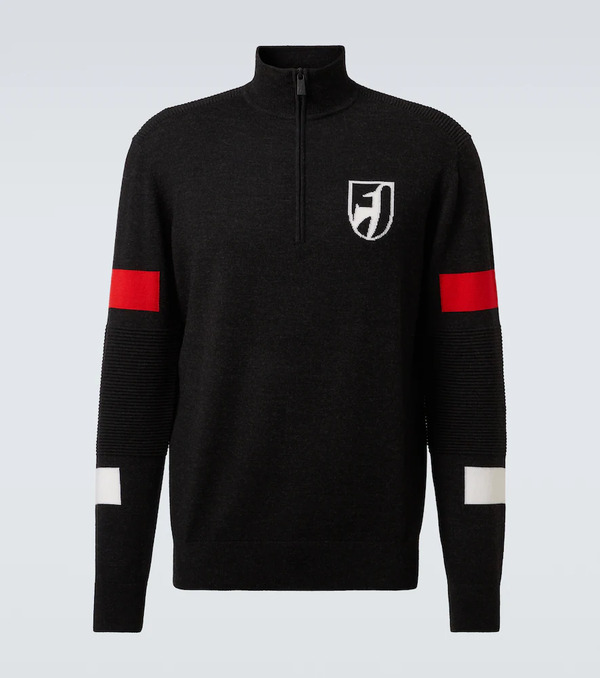  Toni Sailer Toni Sailer Hupert Wool Half-zip Sweater 