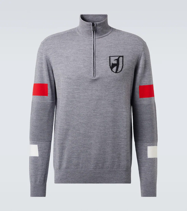  Toni Sailer Toni Sailer Hupert Wool Half-zip Sweater 