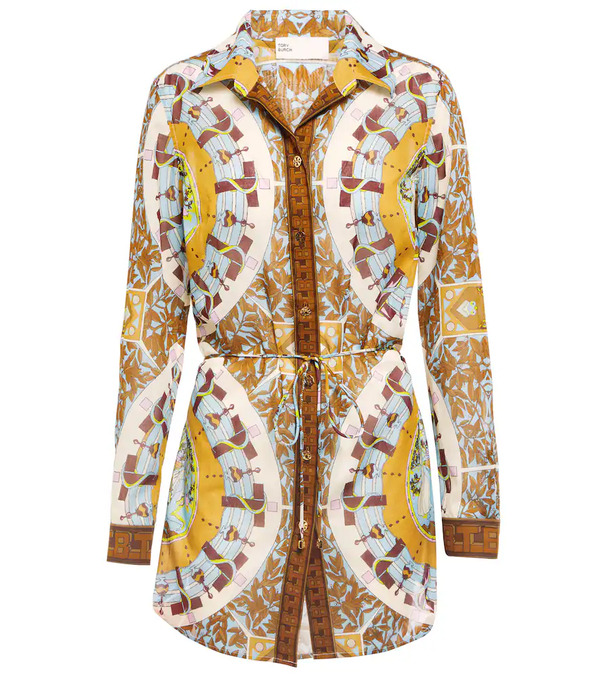  Tory Burch Tory Burch Belted Cotton Top 