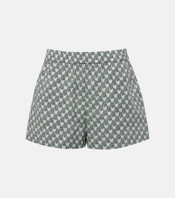  Tory Burch Tory Burch Cotton-blend Poplin Shorts 