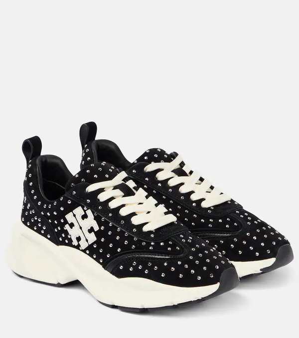  Tory Burch Tory Burch Good Luck Leather Sneakers 