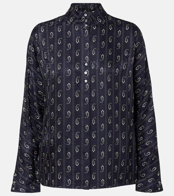  Tory Burch Tory Burch Paisley Jacquard Shirt 