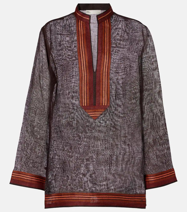  Tory Burch Tory Burch Sheer Linen Kaftan 