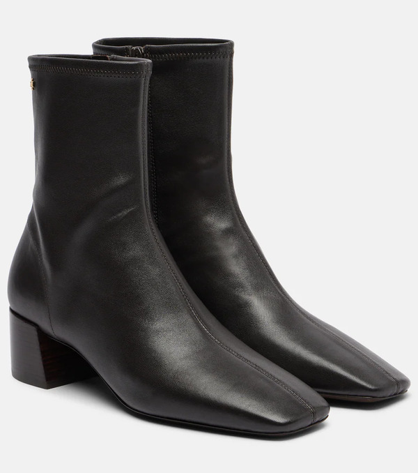  Tory Burch Tory Burch Stretch Leather Ankle Boots 