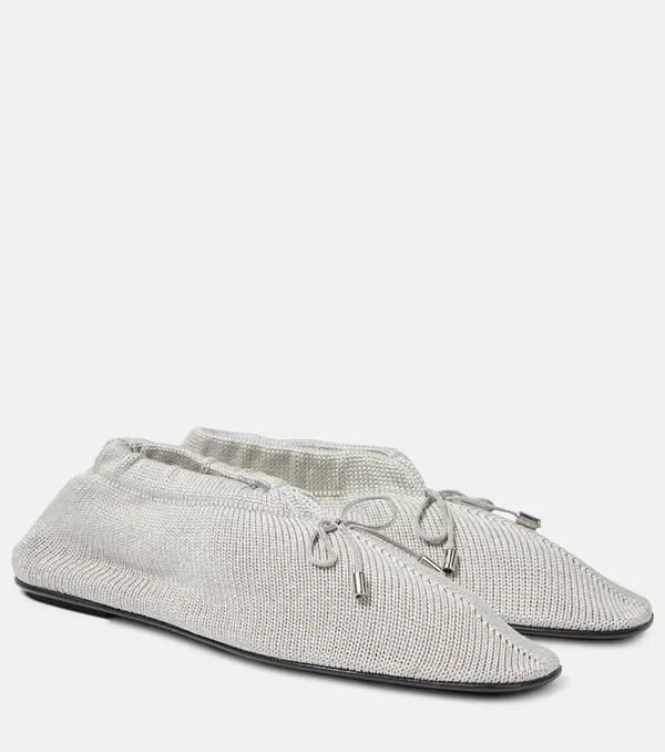 Toteme Toteme Bow-detail Crochet Flats 