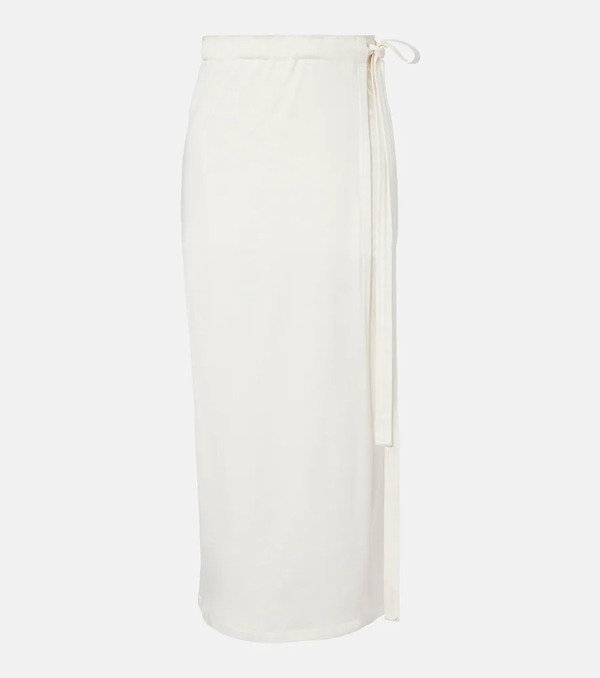  Toteme Toteme Cotton And Silk Wrap Skirt 