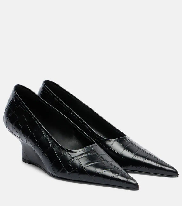  Toteme Toteme Croc-effect Leather Wedges 