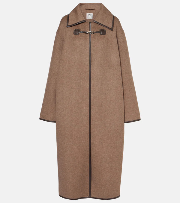  Toteme Toteme Double Clasp Wool Coat 