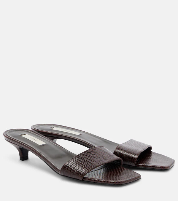 Toteme Toteme Embossed Leather Mules 