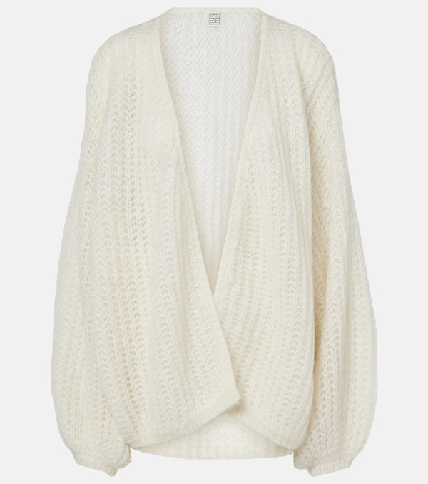  Toteme Toteme Open-front Mohair-blend Cardigan 