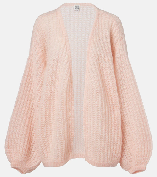  Toteme Toteme Open-knit Oversized Mohair-blend Cardigan 