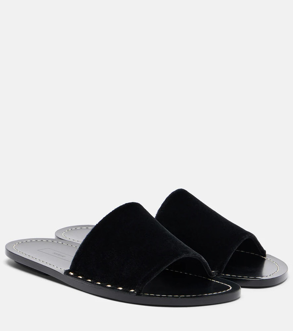  Toteme Toteme Studded Velvet Slides 