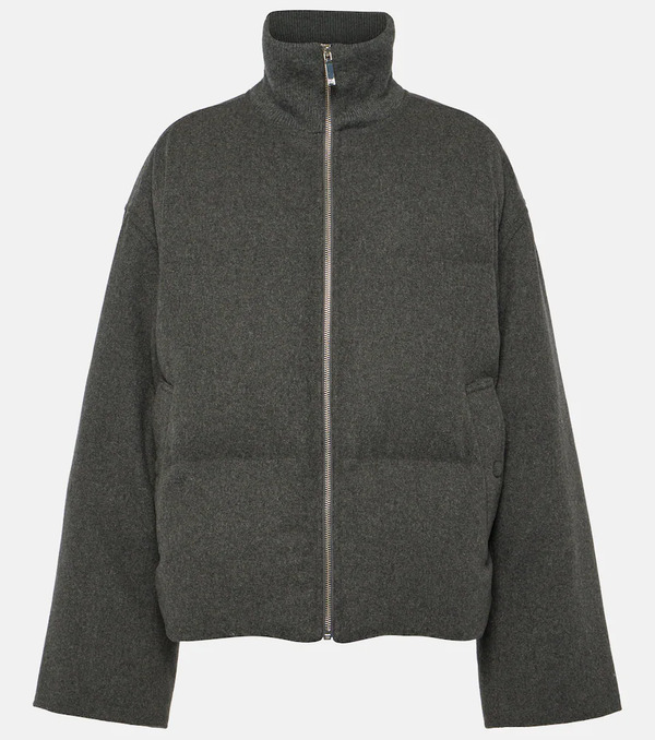  Toteme Toteme Wool-blend Flannel Down Jacket 