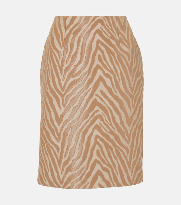 Tove Tove Elia Cotton-blend Jacquard Pencil Skirt 