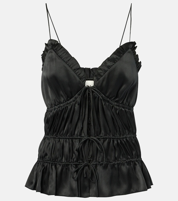  Tove Tove Keonie Gathered Silk Top 