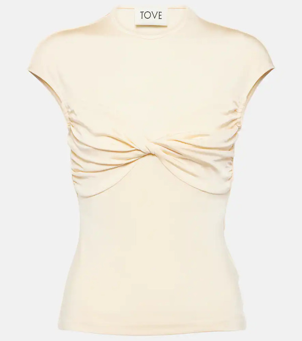 Tove Tove Paola Gathered Jersey Top 