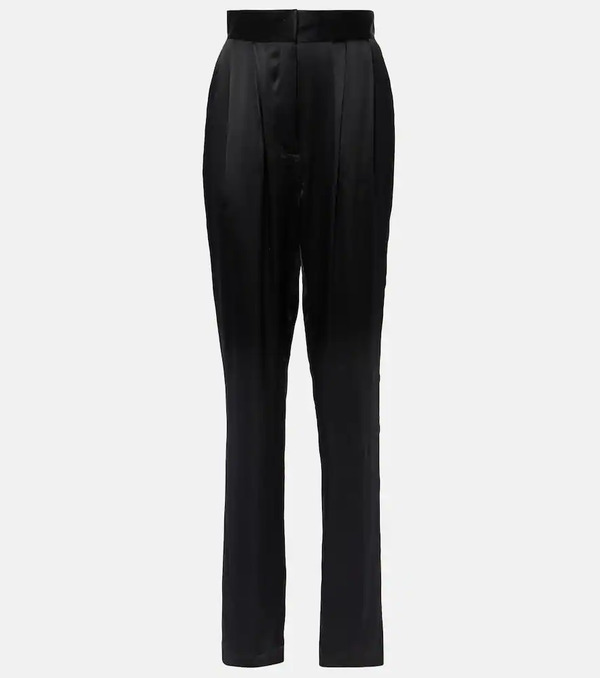 Tove Tove Remi High-rise Silk Straight Pants 