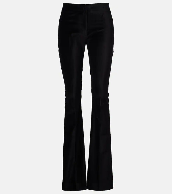  Tove Tove Roux Cotton-blend Velvet Flared Pants 
