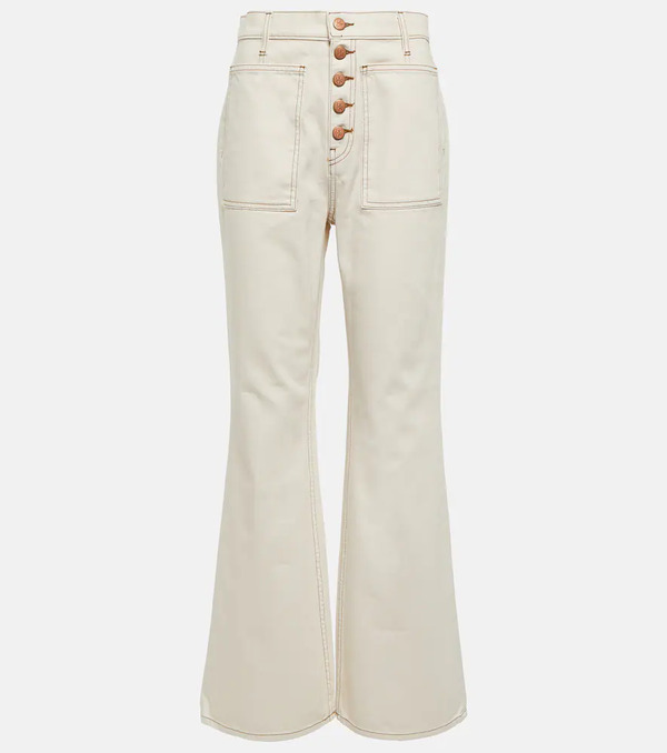  Ulla Johnson Ulla Johnson Lou High-rise Flared Jeans 