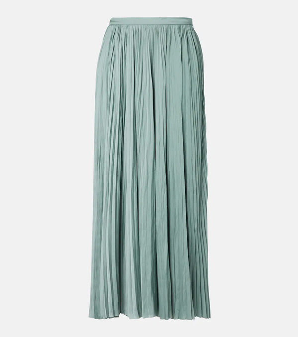  Ulla Johnson Ulla Johnson Lulu Satin Plissã© Maxi Skirt 