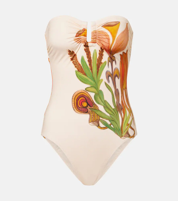  Ulla Johnson Ulla Johnson Monterey Maillot Floral Swimsuit 
