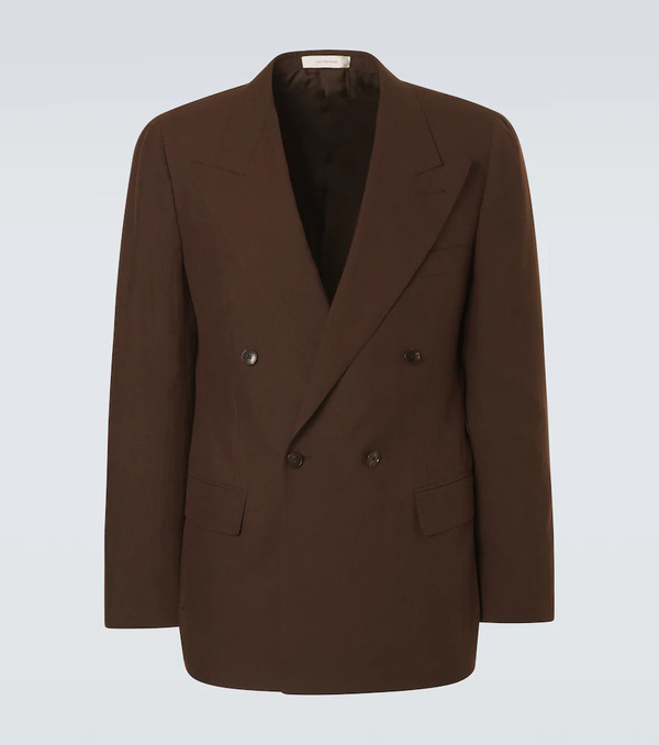  Umit Benan Umit Benan Richard Linen And Wool Suit Jacket 