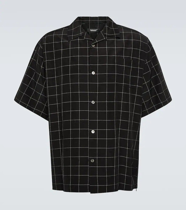  Undercover Undercover Checked Silk-blend Shirt 